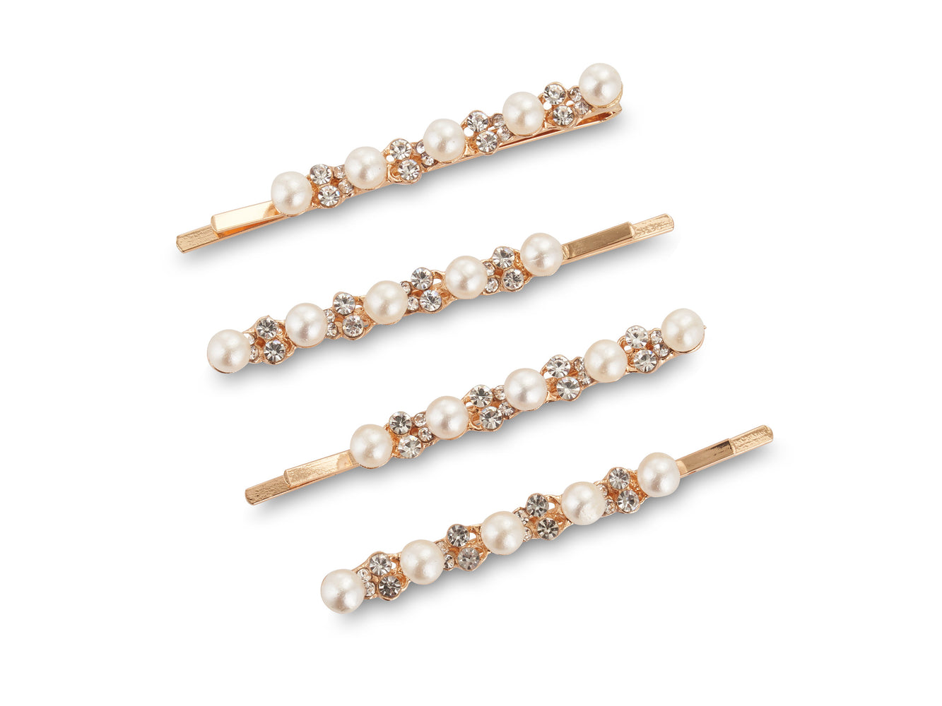 Allure Rhinestone & Pearl Bobby Pins