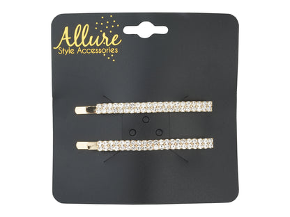 Allure Rhinestone Bobby Pins, Set of 2, 3-Pack