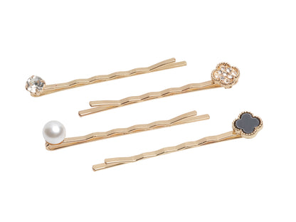 Allure Rhinestone Bobby Pins, Set of 3, 3-Pack
