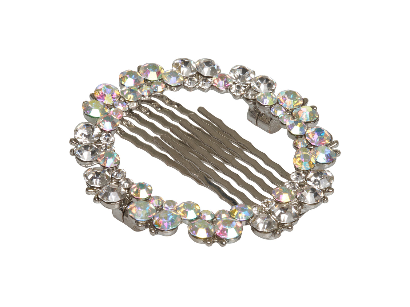 Allure Rhinestone Magnetic Bun Comb, 2 Piece