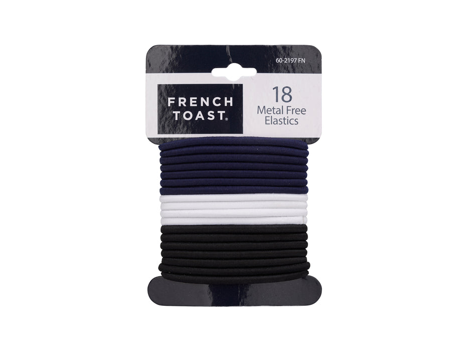 French Toast Metal Free Elastic, 18 Pack