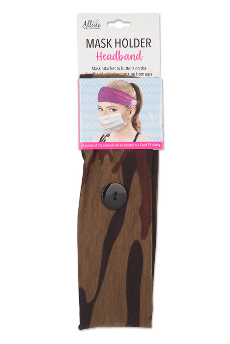 Camo Headbands with Buttons