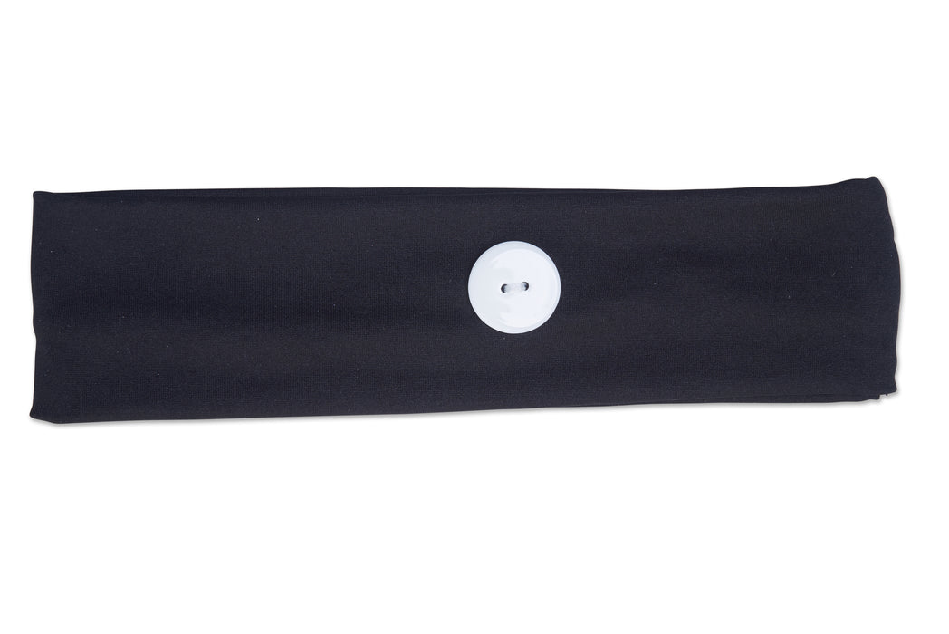 Nylon Headband with Buttons