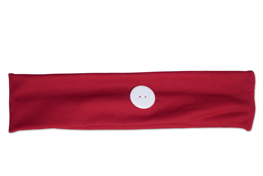 Nylon Headband with Buttons