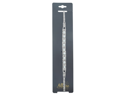 Allure Rhinestone & Faux Pearl Stretch Headband, 3-Pack