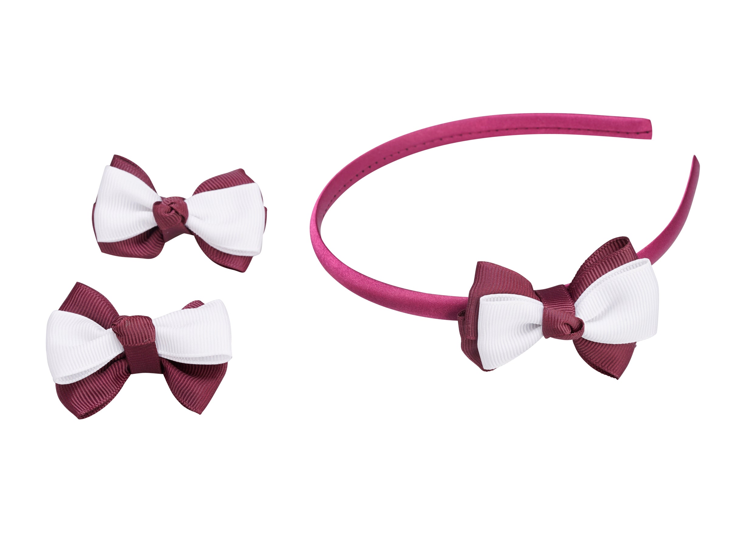 French Toast Headband & Bow Set, 3 Pack