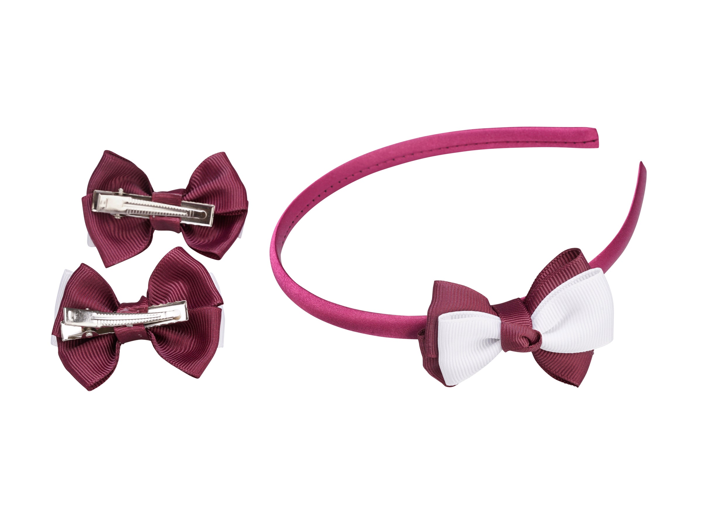 French Toast Headband & Bow Set, 3 Pack