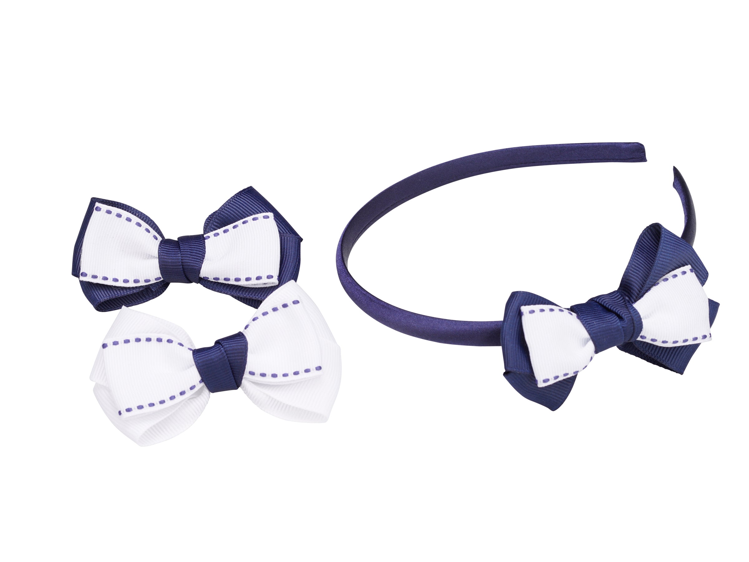 French Toast Headband & Bow Set, 3 Pack