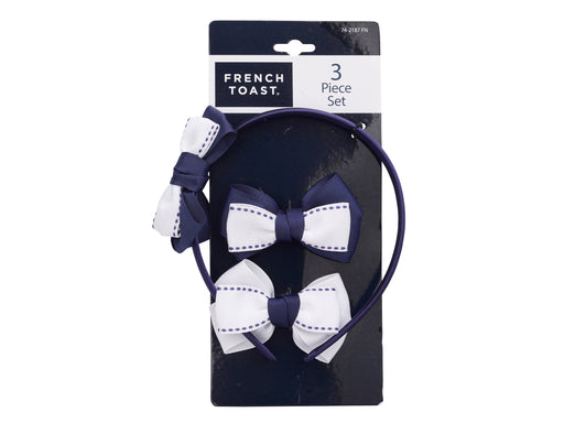 French Toast Headband & Bow Set, 3 Pack