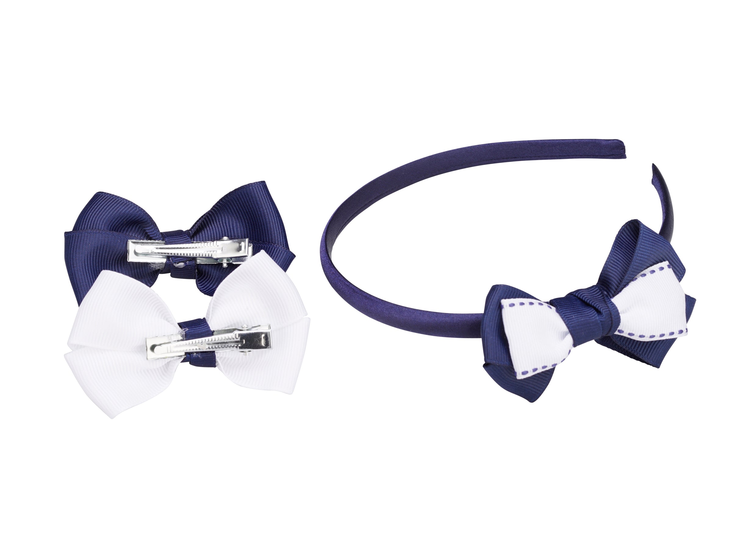 French Toast Headband & Bow Set, 3 Pack