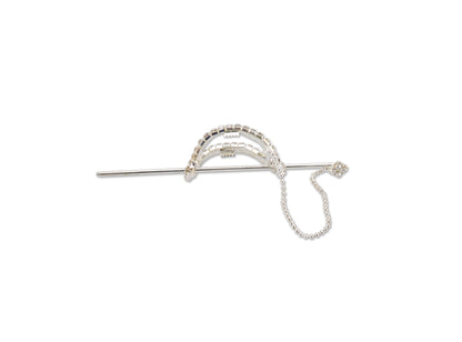 Allure Oval Rhinestone Hair Stick