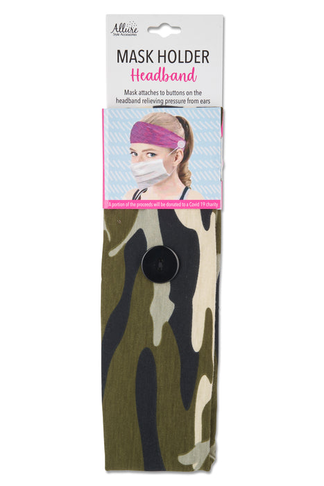 Camo Headbands with Buttons
