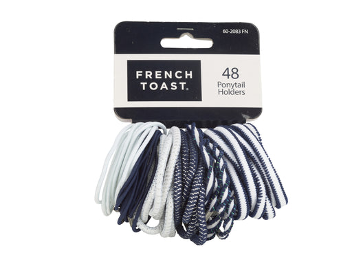 French Toast Ponytail Holders, 48-pack