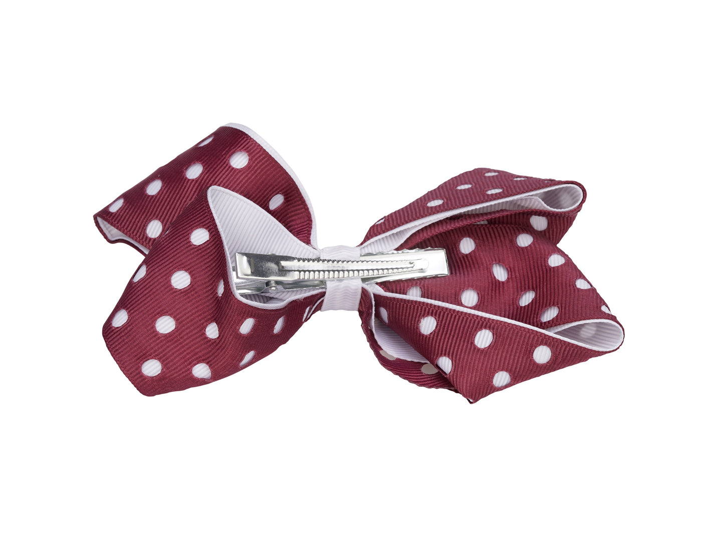 French Toast Two Tone Bow Barrette