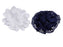 French Toast Bow Chiffon Flower & Eyelet, 2 Pack