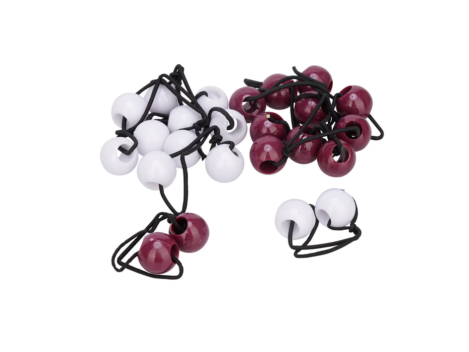 French Toast 20mm Ball Ponytail, 12 Pack