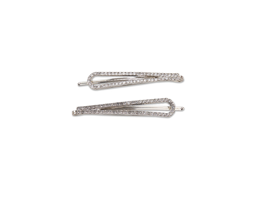 Allure Rhinestone Bobby Pin, 2 Pack