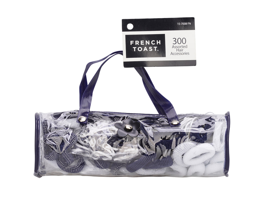 French Toast Hair Accessories Combo Bag, 300-pack