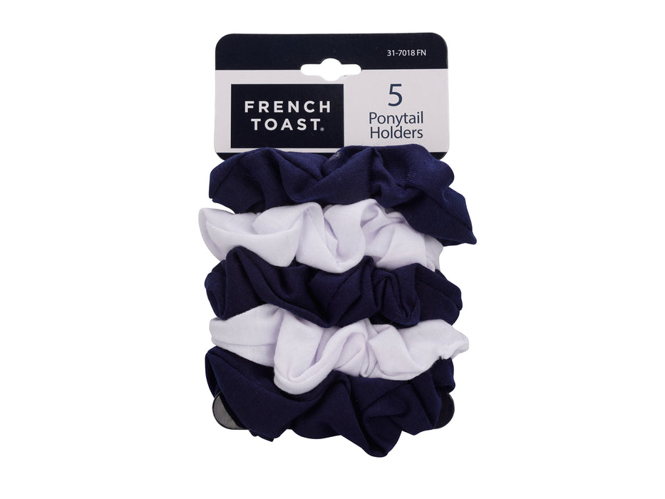 French Toast Twister Ponytail Holders, 5 Pack