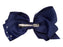 French Toast Jumbo Bow Barrette w/Silver Studs