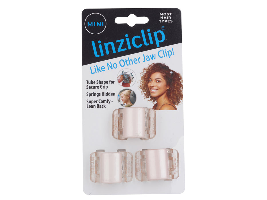 Linziclip Mini 3 Pack - Pearlized Blush