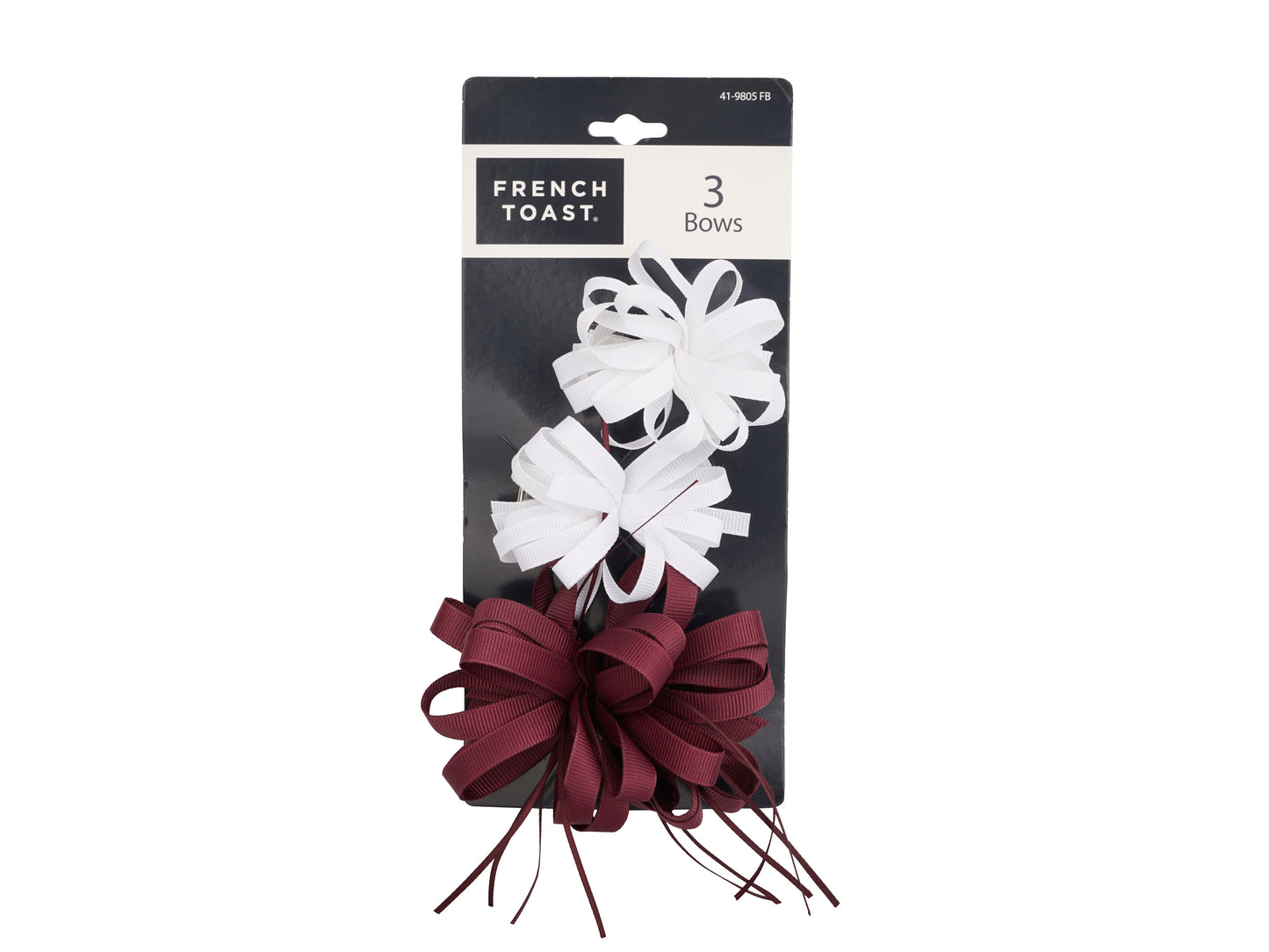 French Toast Loop Bows, 3 Pack
