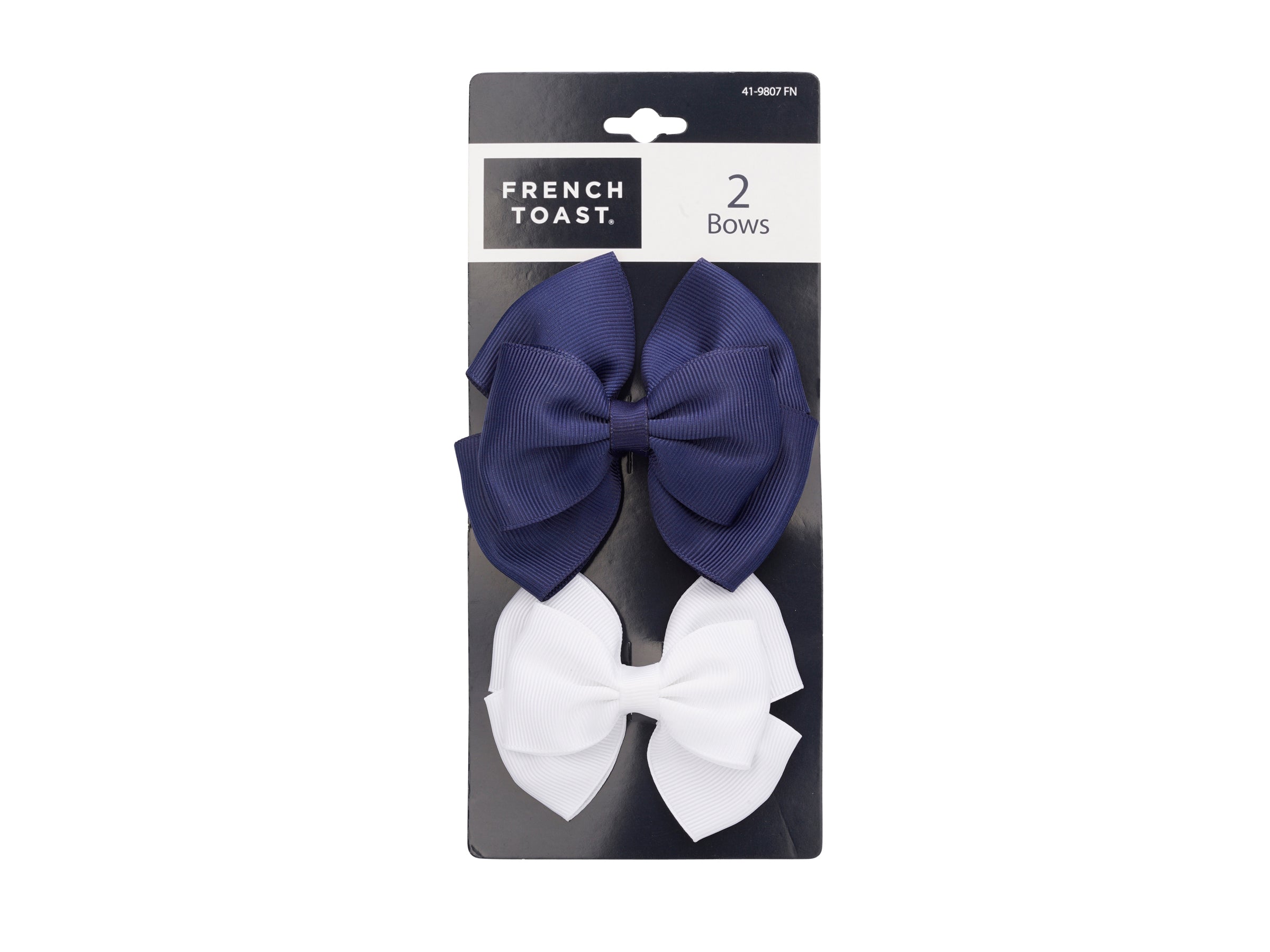 French Toast Barrette Bows, 2 Pack