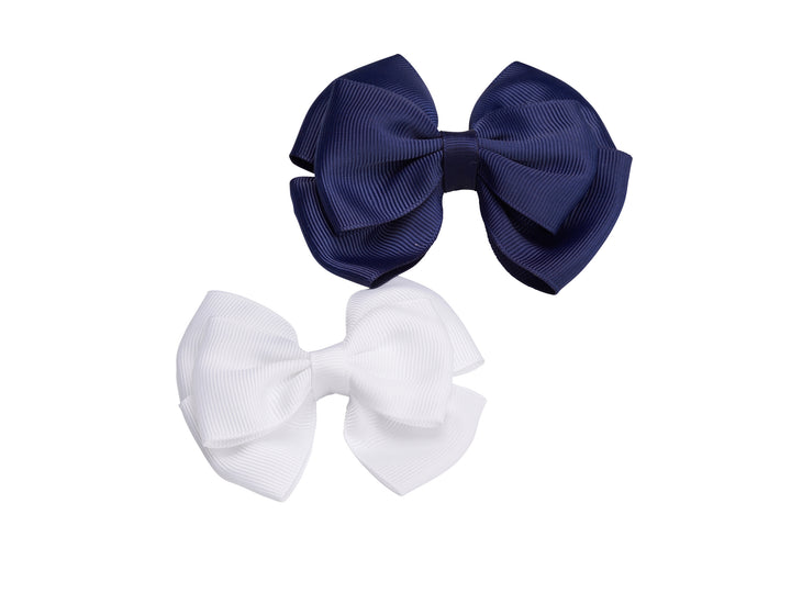 French Toast Barrette Bows, 2 Pack