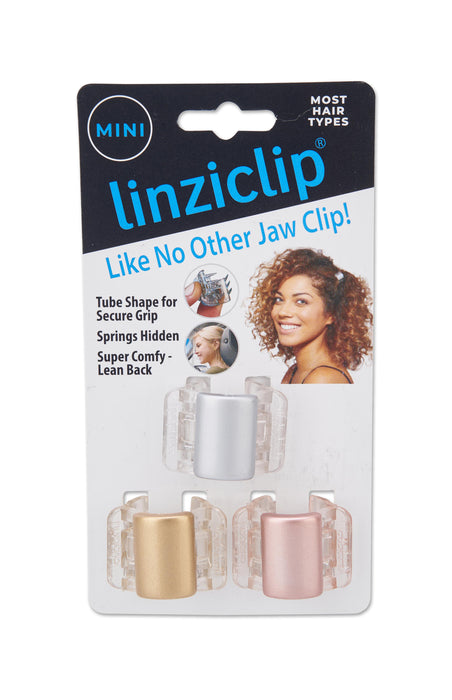 Linziclip Mini 3 Pack - Rose Gold, Gold, Silver