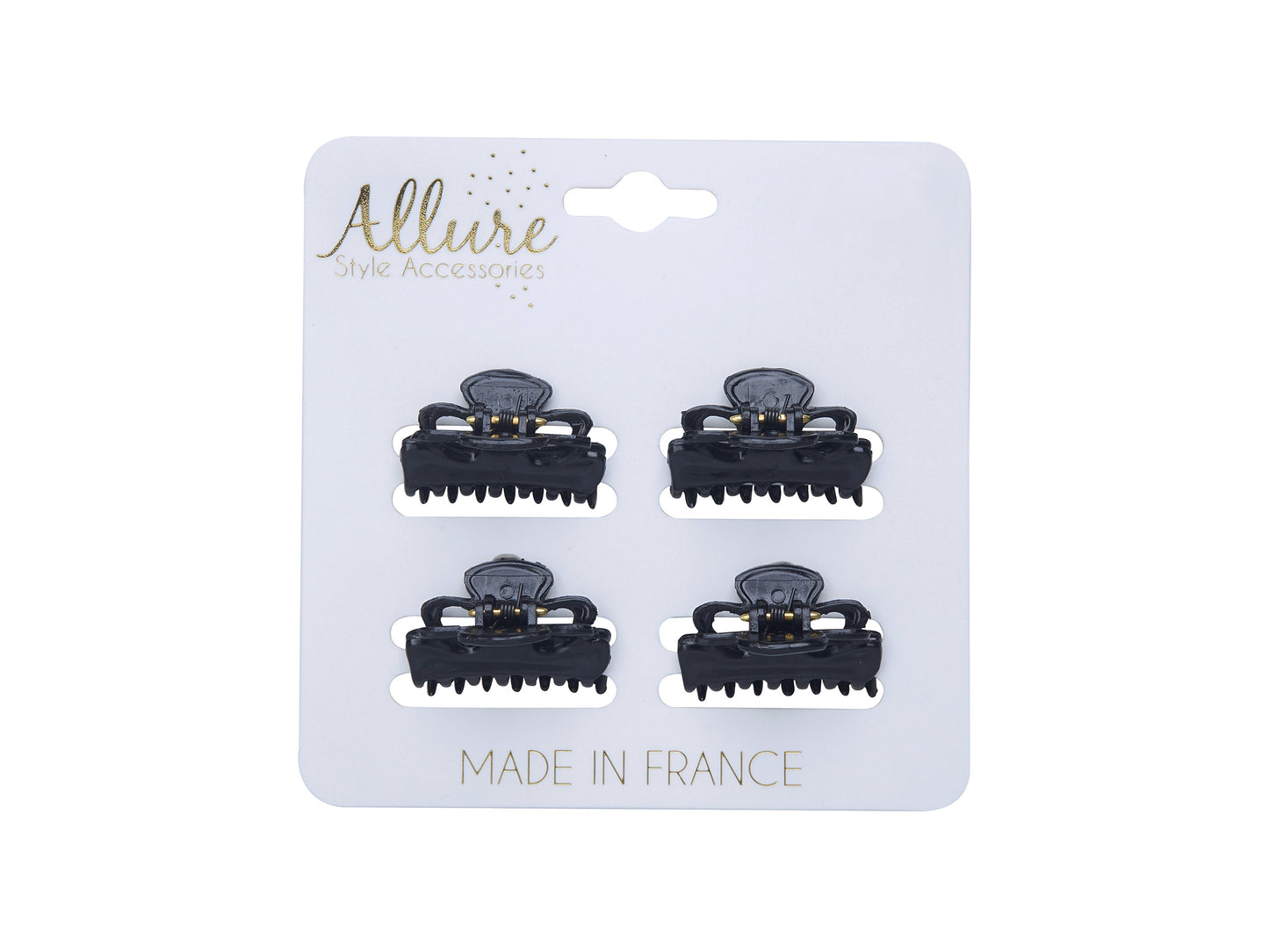 Allure Mini Jaw Clips, 3-Pack