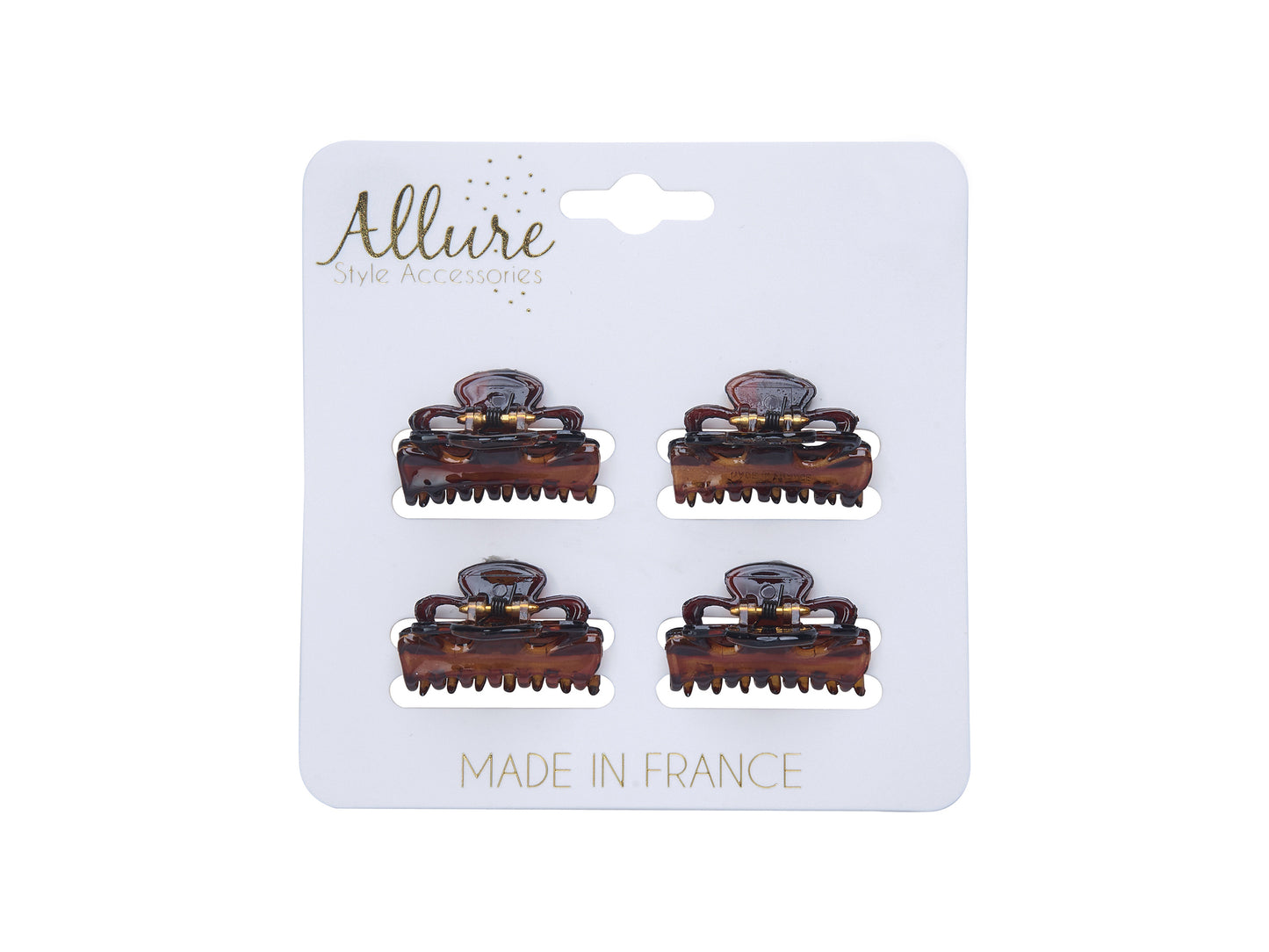 Allure Mini Jaw Clips, 3-Pack