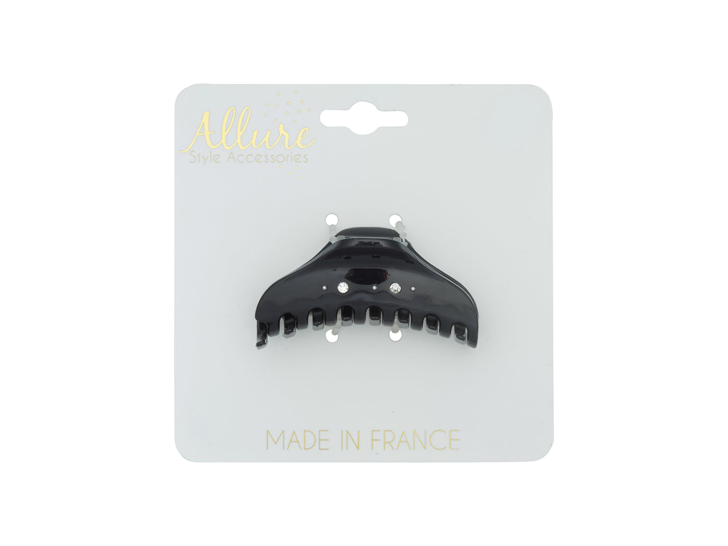Allure Stud & Stones Small Jaw Clips, 3-Pack