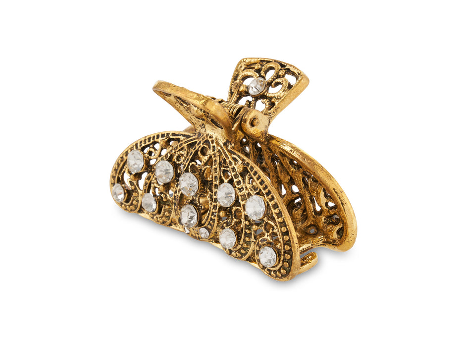 Allure Metal & Rhinestone Medium Jaw Clip