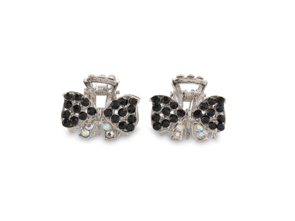 Allure Metal & Rhinestone Small Jaw Clips