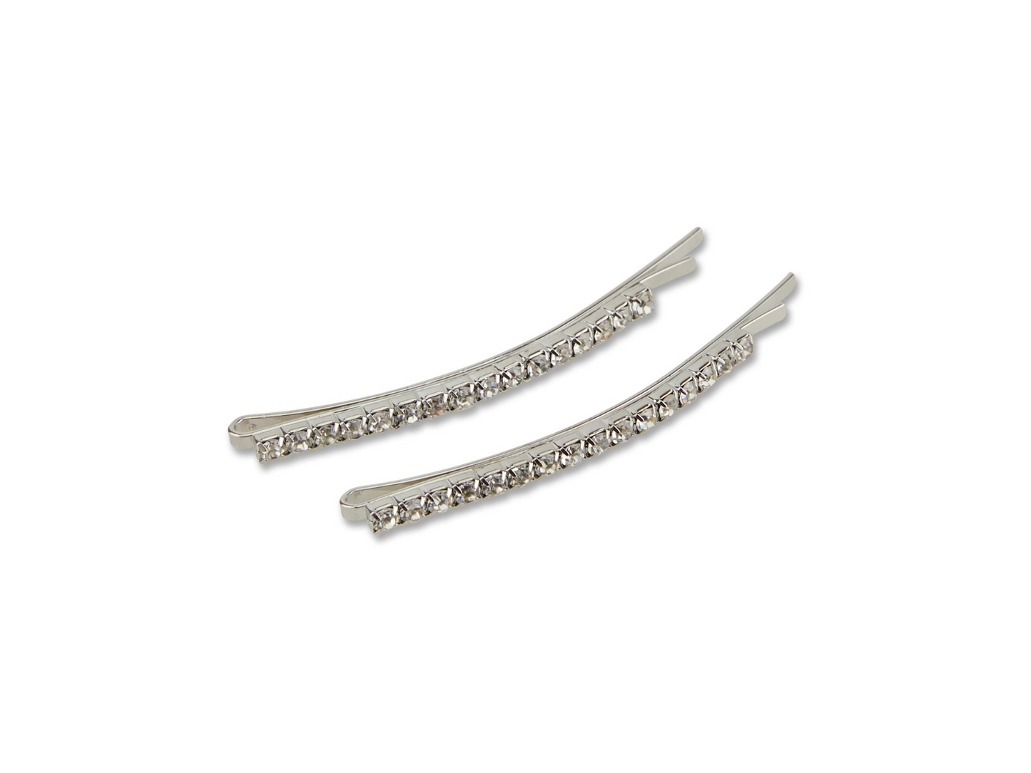 Allure Rhinestone Wide Bobby Pins