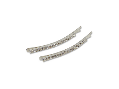 Allure Rhinestone Wide Bobby Pins