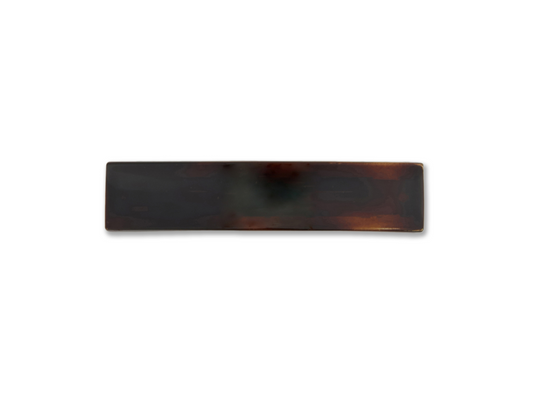 Allure Concave Rectangle Barrette, 3-Pack