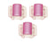 Linziclip Mini 3 Pack - Pearlised Hot Pink
